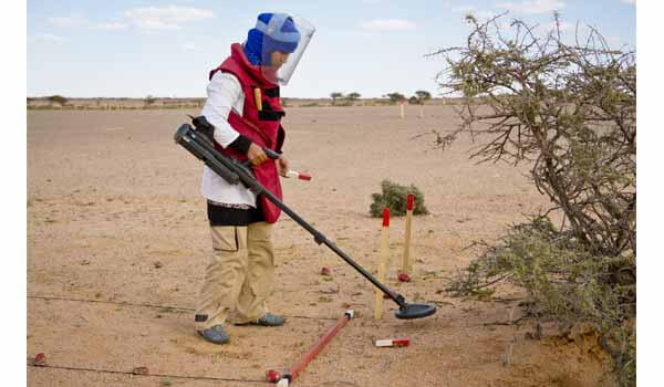 Mine action. International Day for mine Awareness and assistance in mine Action.