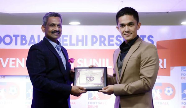 Sunil Chhetri Honored with Football Ratna Award