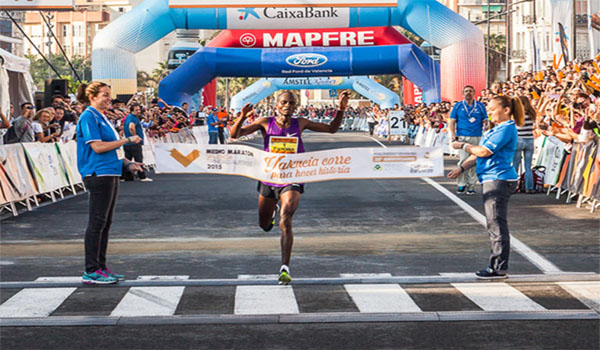 Abraham Kiptum (29-year-old) wins Valencia race today