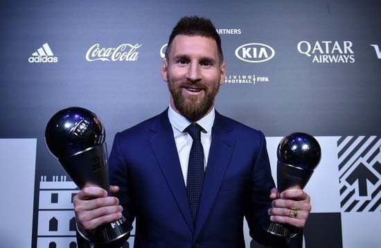 Argentine footballer Lionel Messi wins FIFA Player of the Year