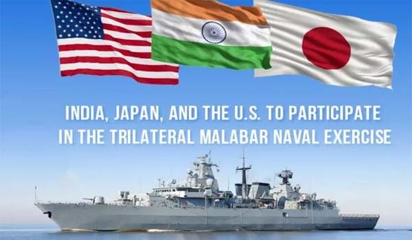 Malabar 2019- Trilateral Naval Exercise