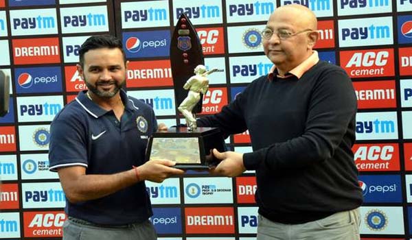 India-B won the 2019-20 Deodhar Trophy by 51 runs
