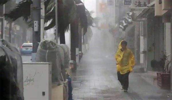 Typhoon Trami Pummels Japan. Cancellations of Flights and Trains