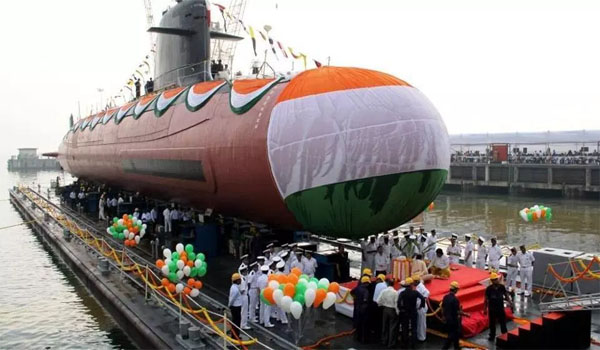 India's Second Scorpene submarine 'INS Khanderi' ready for induction