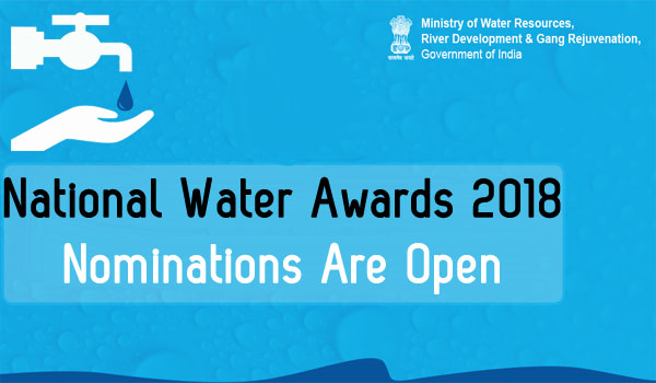 National Water Awards 2018. Nominations Are Open Till 30 November