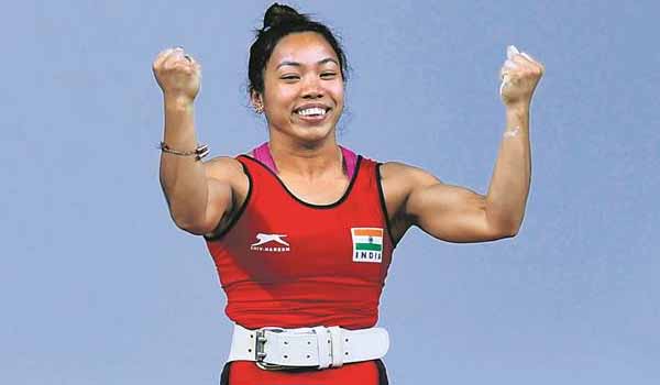 S. Mirabai Chanu bags Gold in Women's 49kg category