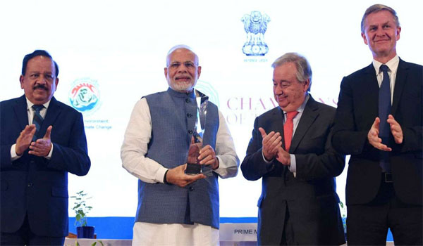 PM Modi to receive UNEP Champions of the Earth Award