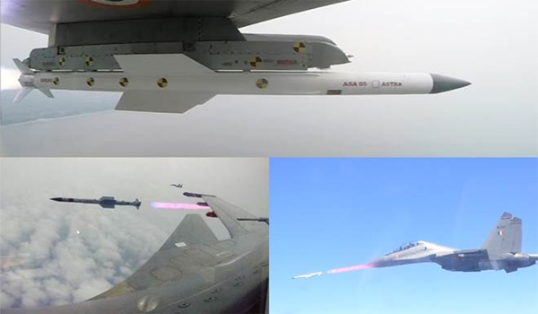 IAF Successful Flight Test of Astra BVR Air-to-Air Missile