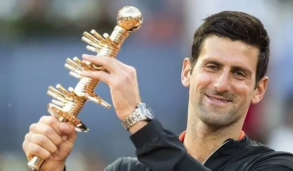 Madrid Open 2019 Title - Djokovic defeat Stefanos Tsitsipas 6-3, 6-4
