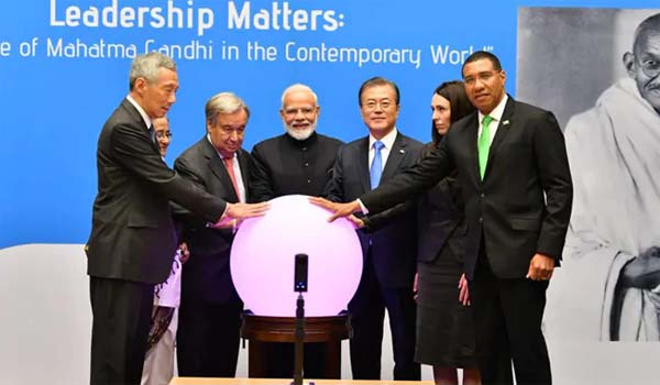 UN leaders inaugurated Mahatma Gandhi Solar Park at UN HQ