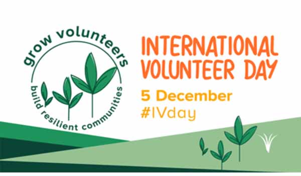 5th December: International Volunteer Day