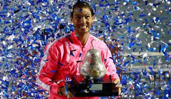 Rafael Nadal wins Men's Singles title at 2020 Mexican Open