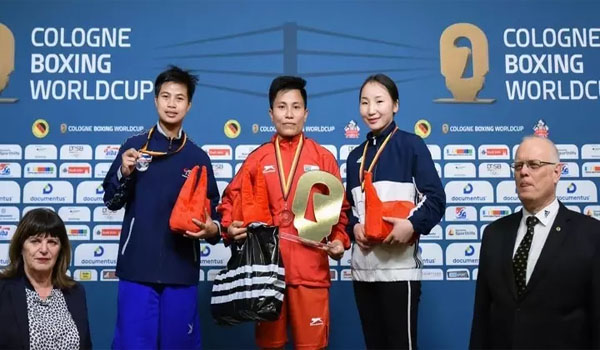 Meena Kumari Maisnam win gold in 2019 Boxing World Cup