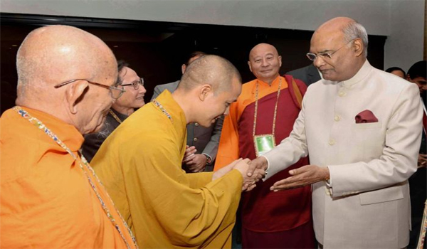 Shri R.N. Kovind Inaugurates 6th International Buddhist Conclave 