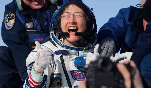 Christina Koch returned to Earth after an 11-month mission