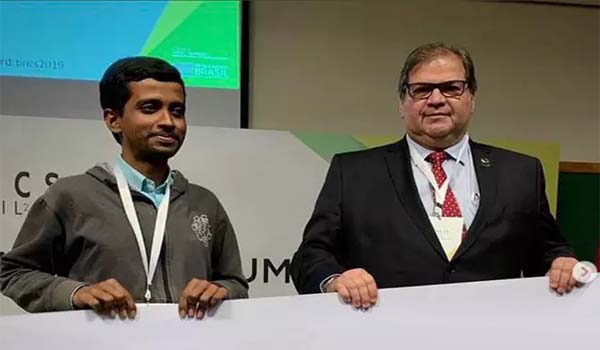 Ravi Prakash won BRICS Young Innovator Prize