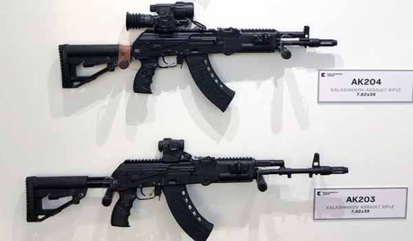 India signed a deal with Russia for AK-203 Assault Rifles