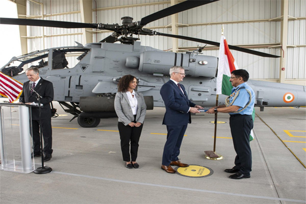 IAF Receives first Apache Helicopter 'AH-64E(I)' from the USA