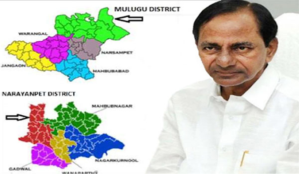 Telangana Create 2 New Districts; Mulugu & Narayanpet