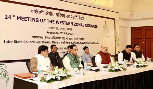 Home Minister chairs 24th Western Zonal Council Meet