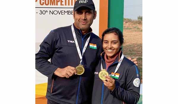 Sangram Dahiya & Varsha Varman won Gold at 63rd National Shotgun Shooting Championship
