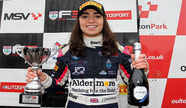 Jamie Chadwick, 1st Female Driver to Win MRF Challenge title