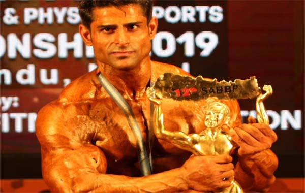 Ravinder Malik win 2019 Mr. South Asia title