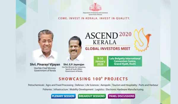 Kochi city will host Global Investors Meet 'ASCEND 2020'